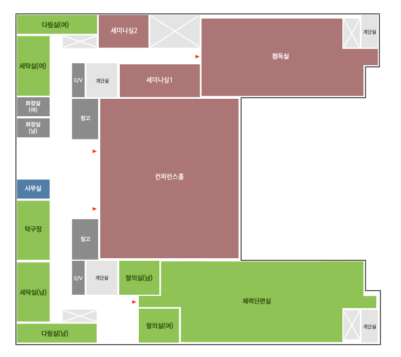 지하1층 안내도